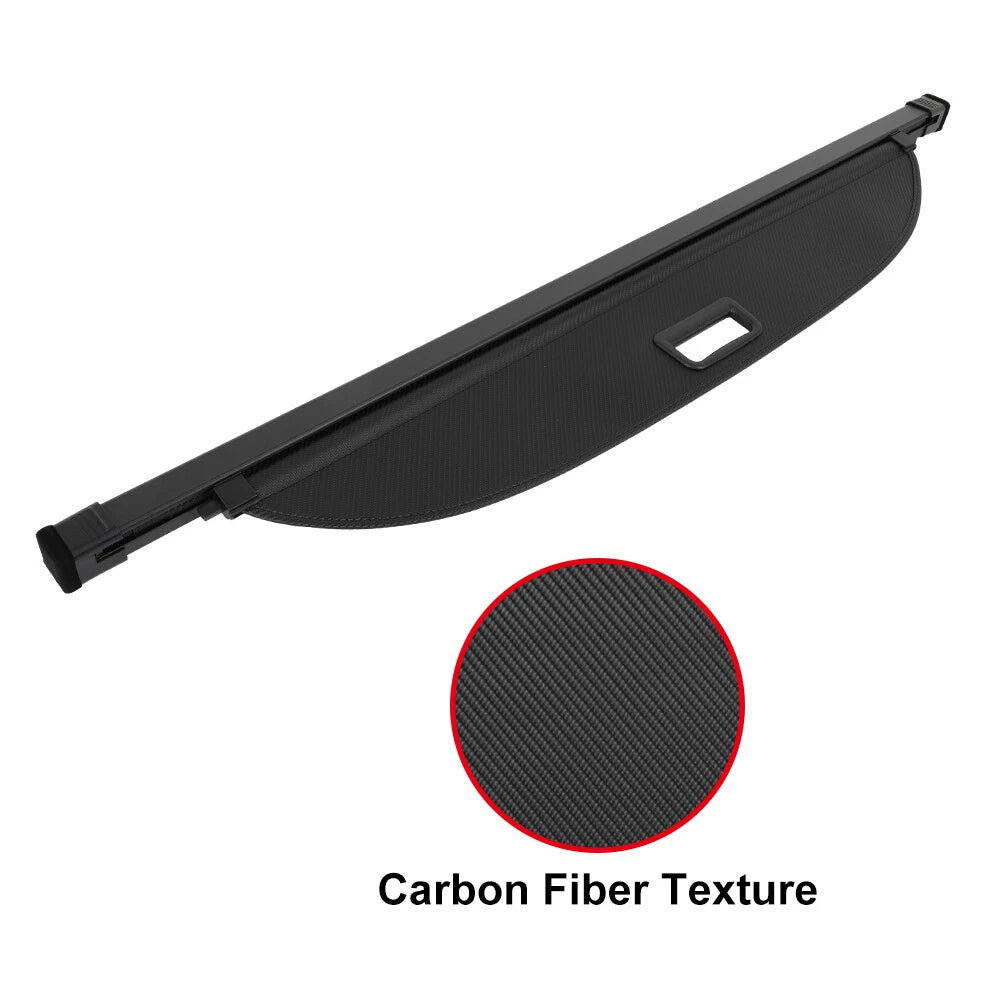 Carbon Fiber Rear Cargo Security Trunk Cover for Toyota Prius (2010–2015)