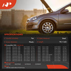 Hood Release Cable for Chevy Silverado 1500 GMC Sierra 2500 HD (2007â2014)