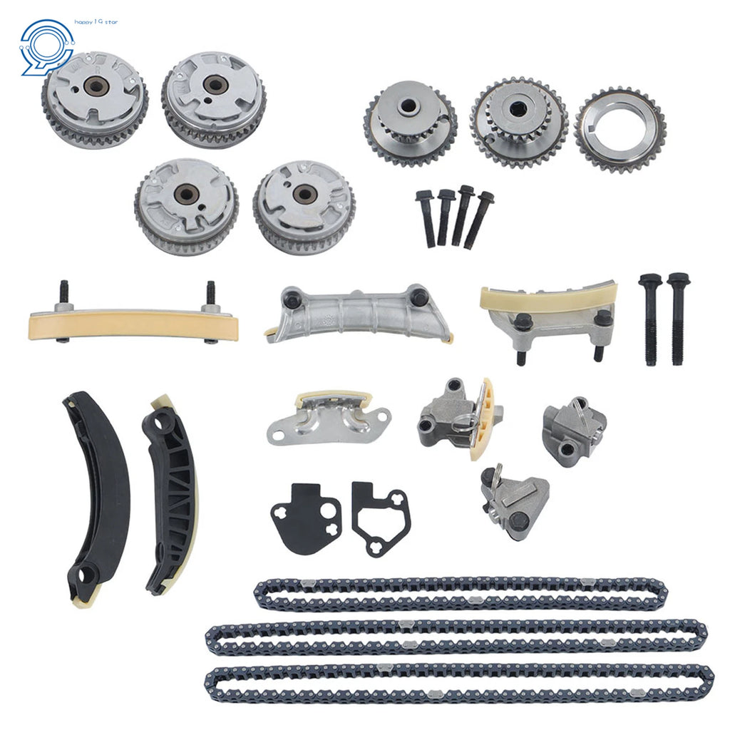 Timing Chain Kit with 4 VVT Cam Phaser for Buick Enclave/Lacrosse (2008–2017)