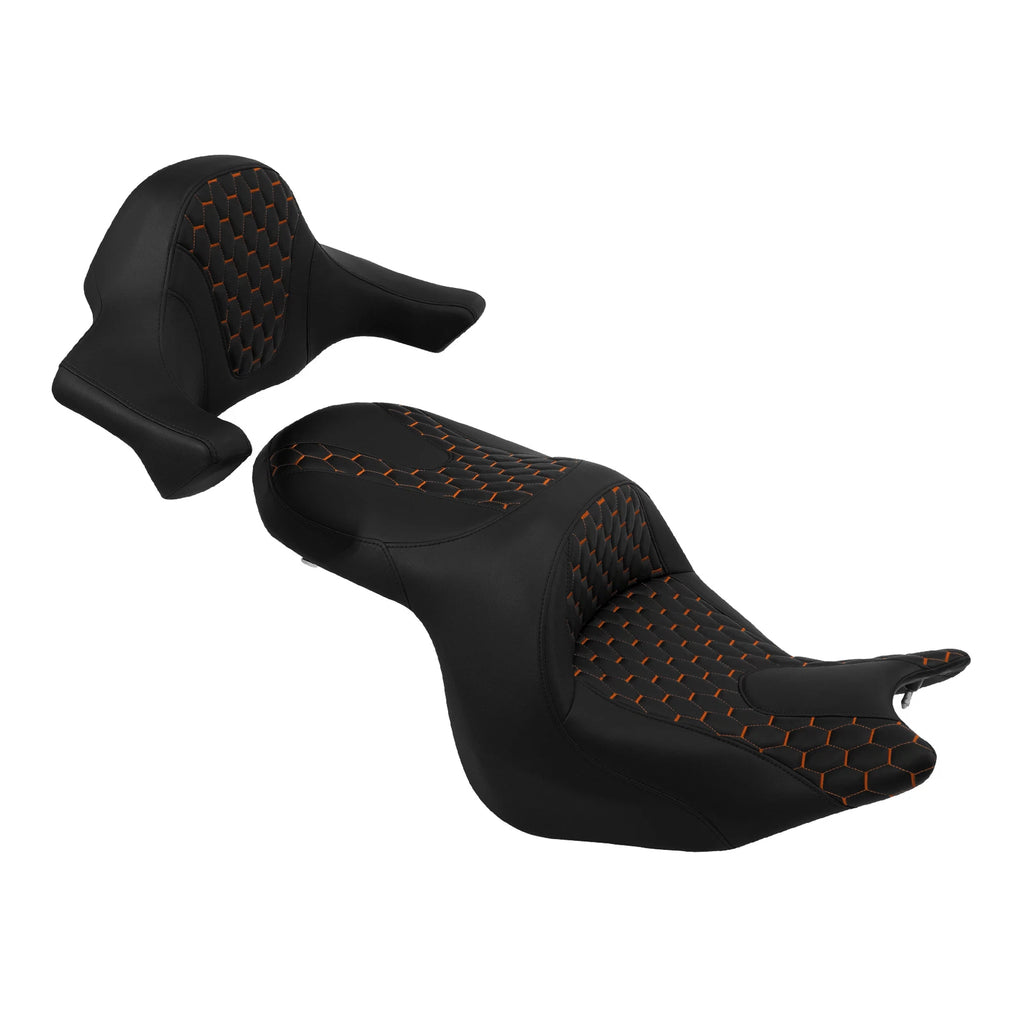 Driver Passenger Seat & Backrest Pad for Honda Goldwing 1800 (2018–2023)