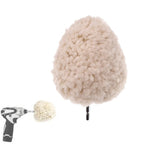 4 Inch Wool Buffing Ball Hex Shank for Polishing Metal Wood Surfaces