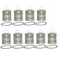 Set of 9 Engine Oil Filters for Wix 51010 (Cartridge Lube Metal Canister)
