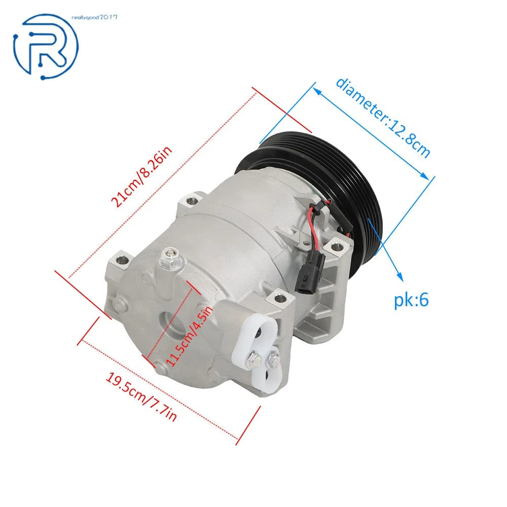 AC Compressor with Clutch for Nissan Rogue 2.5L (2010-2013)