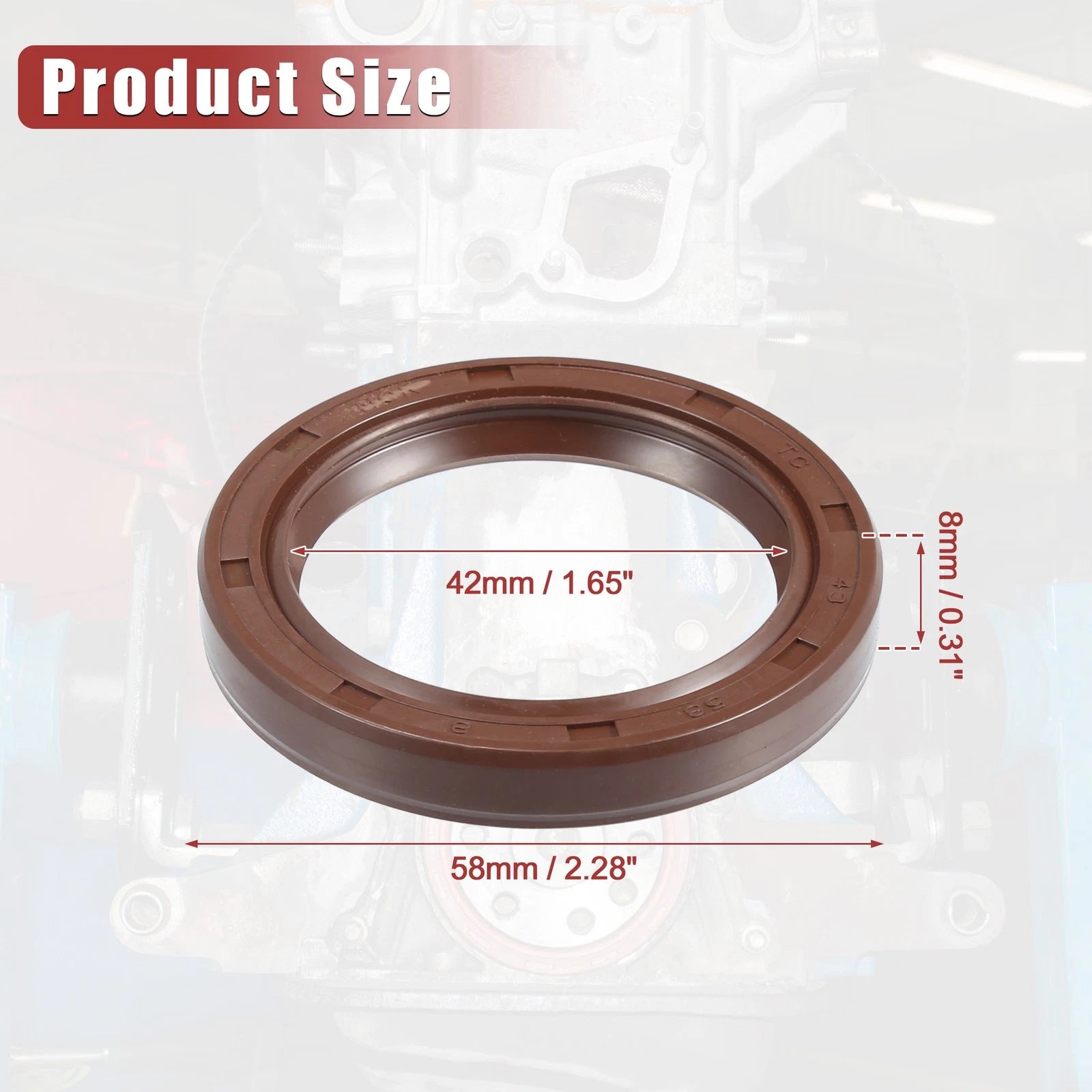 2X Engine Crankshaft Oil Seal for Honda CR-V (2003–2005) Acura No. 91212PNA003