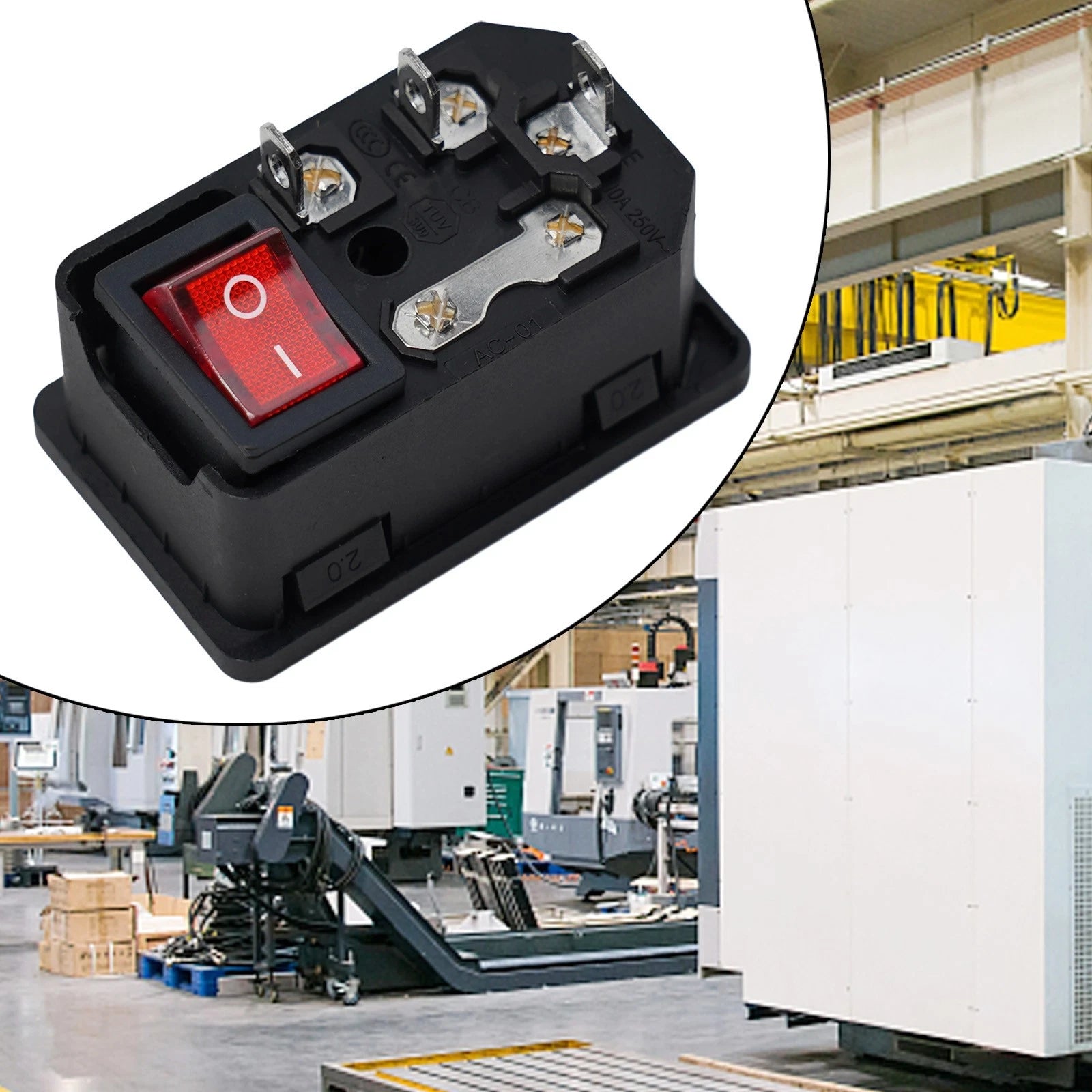 Rocker Switch Connector Fuse Holder for Automotive Applications
