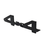 4X4 3D Rear Tailgate Emblem Badge Overlay Decal for Universal Cars Black