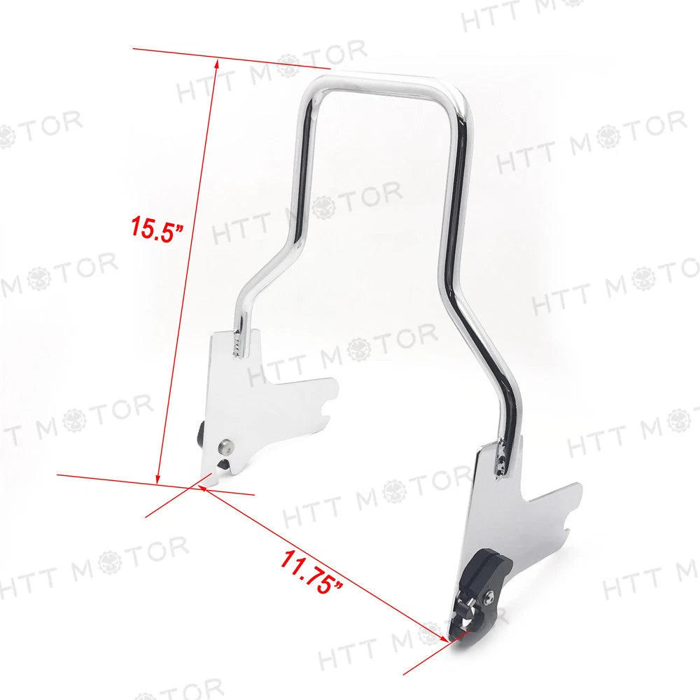 Detachable Backrest Sissy Bar for Harley Touring Electra Glide Road Glide (1997–2008)