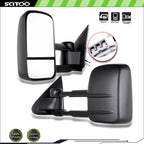 Pair of Telescoping Trailer Power Side Mirrors for F150/F250 (1997–2003)