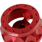 J2 2" 6-Bolt Aluminum Steering Wheel Hub Adapter for Civic Integra (1992–2001)