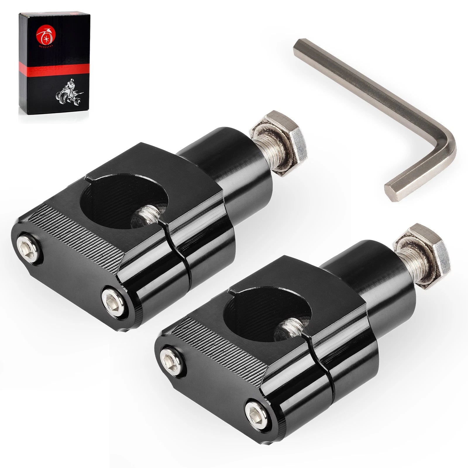 1" Handlebar Mount Clamp Risers for Honda Shadow 1100 500 700 750 800 (1997–2007)