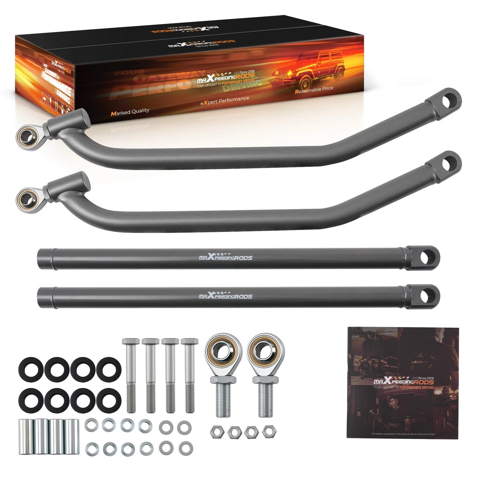 High Clearance Rear Radius Rods for Polaris RZR XP 1000 (2014–2017)