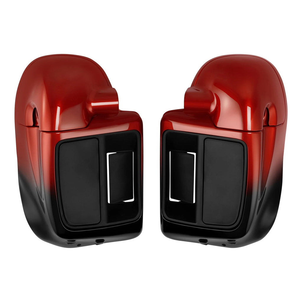 Lower Vented Fairings for Harley Touring (2014–2023) Sunset Orange, Sunset Black