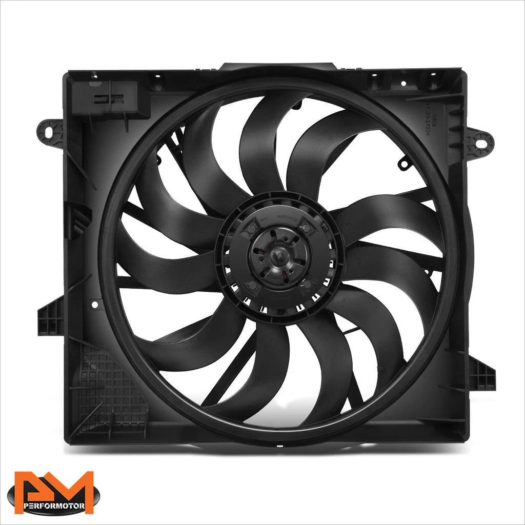 Cooling Radiator Fan Assembly for Jeep Gladiator Wrangler (2021–2025)