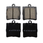 Set of 4 Rear Disc Brake Pads for Mercedes C230 C240 SLK230 SLK300 SLK320 (2000–2006)