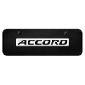 Chrome Name on Black Mini License Plate - Officially Licensed for Honda Accord