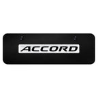 Chrome Name on Black Mini License Plate - Officially Licensed for Honda Accord