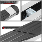 Set of 2 Chrome Running Boards for Toyota Tundra CrewMax (2022–2023)