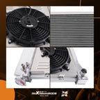 3 Row Cross Flow Radiator Shroud Fan for Chevy C/K Van (1967–1979)
