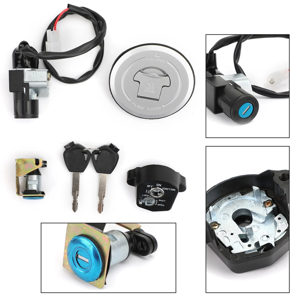 Ignition Switch Fuel Gas Cap Seat Lock Key Kit for Honda CBR125 (2011–2018)