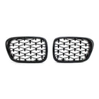 Gloss Black Front Kidney Grille for BMW 5-Series E39 (1999–2003)