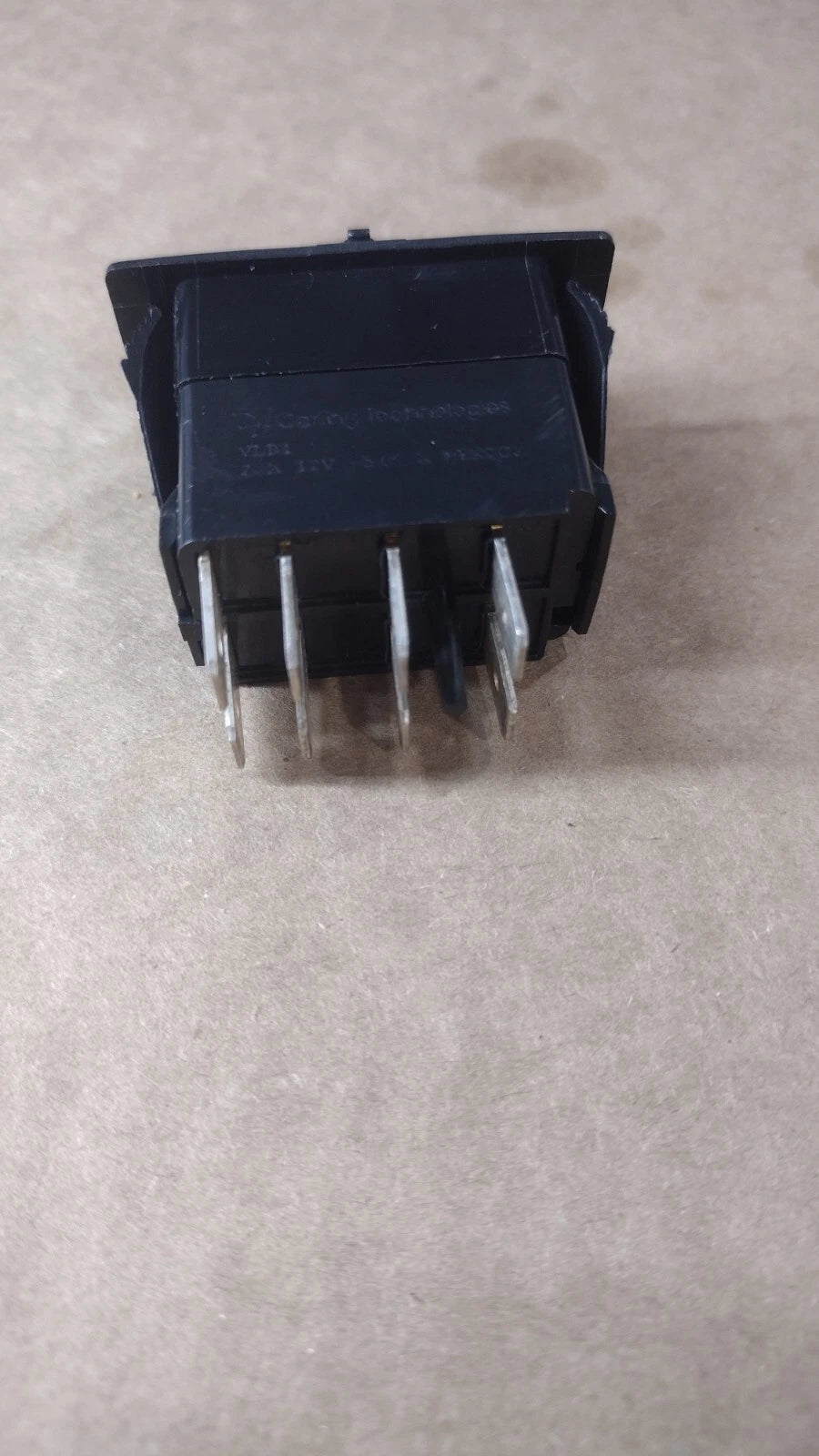 Carling DPDT Rocker Switch with Blue LED for Rinker 206347 (Out of Box)