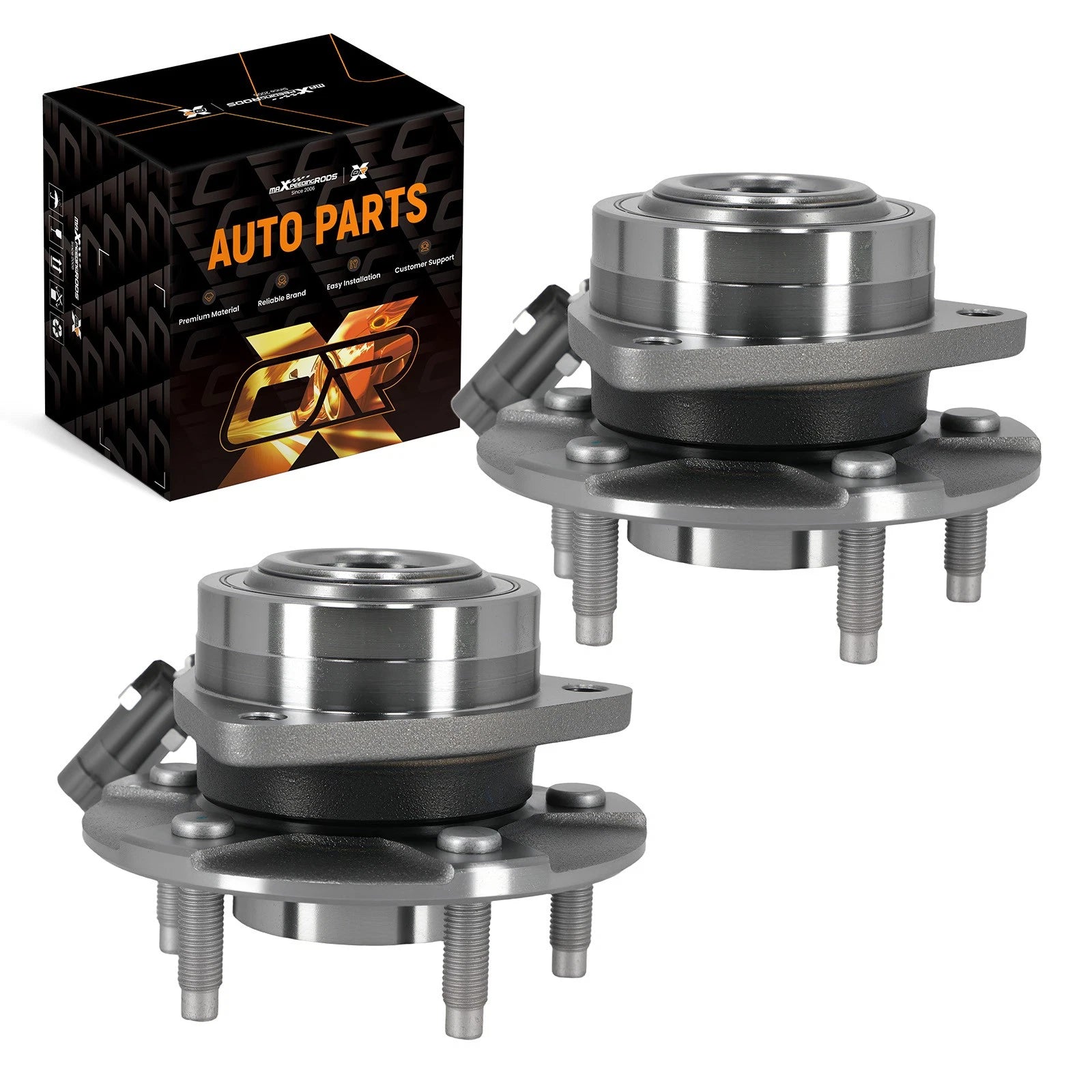 Front Left Right Wheel Hub for Pontiac Torrent (2006) 10351823 5 Lug ABS