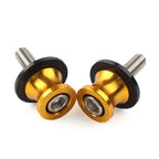 Swingarm Slider Stand Screws 10MM for Kawasaki ZX6R (1998–2011) Gold CNC
