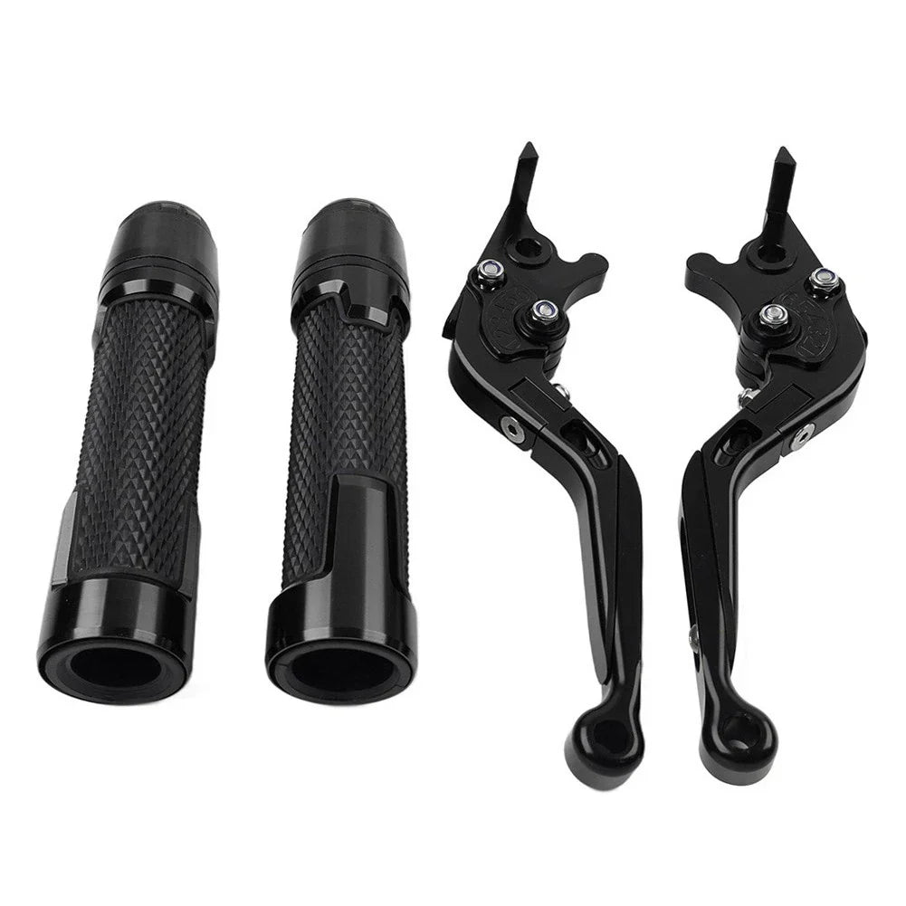 Folding Extendable Brake Clutch Levers & Handlebar Grips for BMW C650GT C600 (2012-2016)