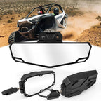 Set of 2 Side View Mirrors & Convex Mirror for Polaris RZR PRO XP/Turbo R (2020–2024)