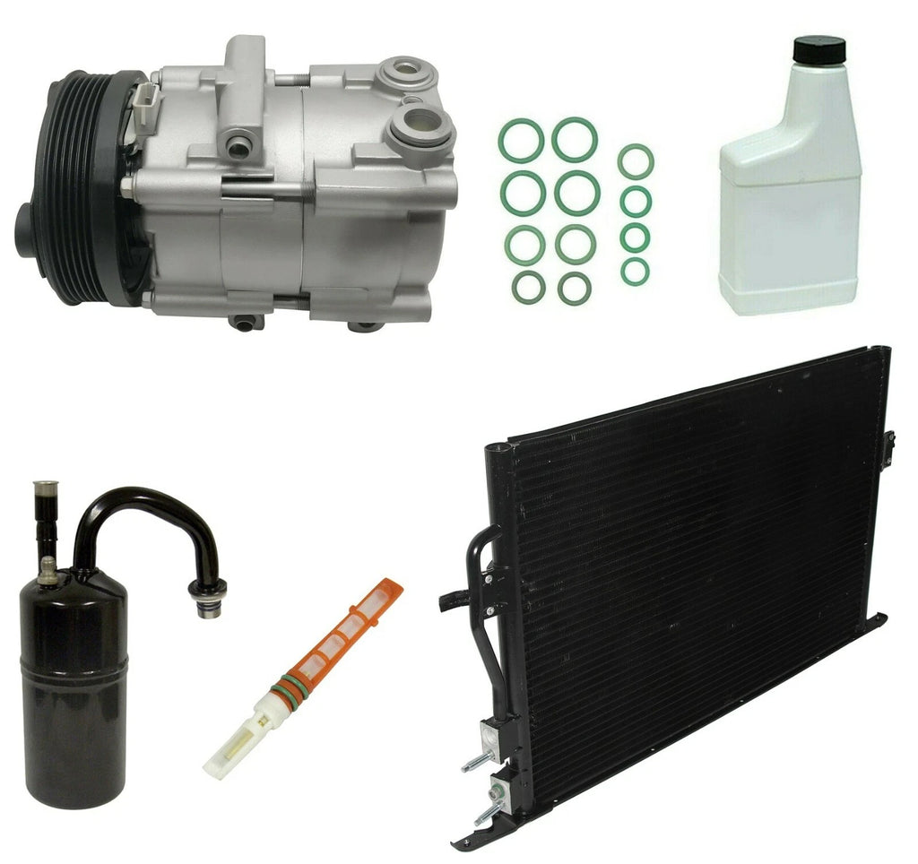 AC Compressor Kit with Condenser for Mercedes AE18B EG145 (2005–2015)
