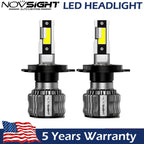 9003 H4 LED Headlight Bulbs Kit for Hi/Lo Beam (9000W, 6500K)
