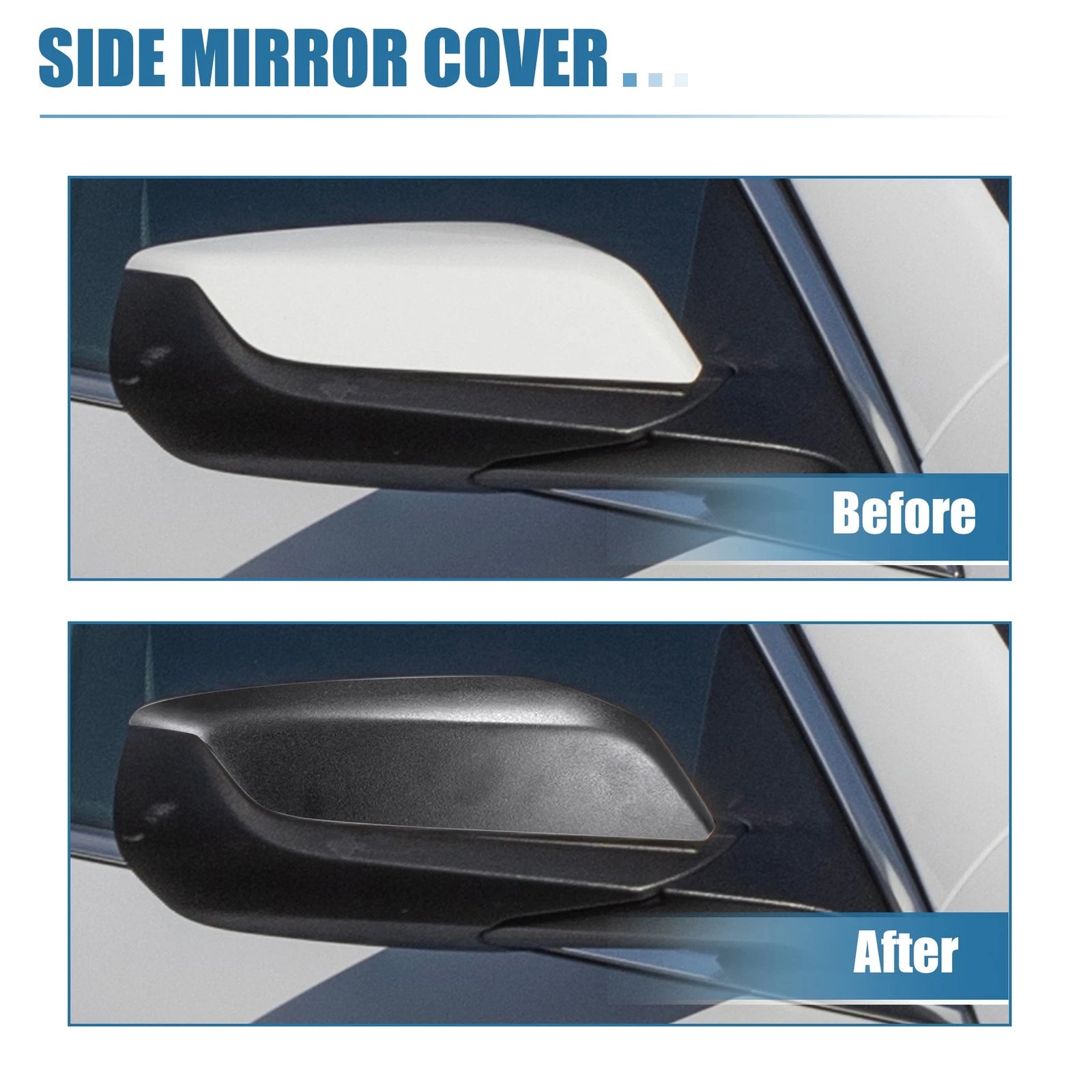1 Pair Rear Mirror Cover for Chevrolet Malibu (2016–2021) No. 84026841/84026842