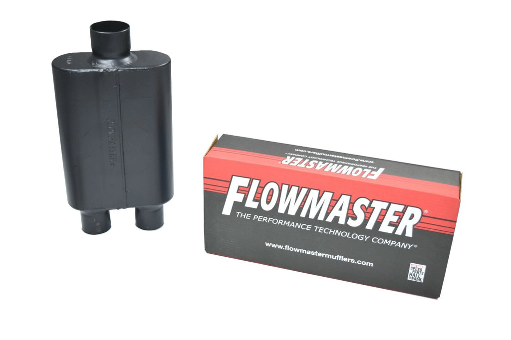 Dual Exhaust for Nissan Titan (2004-2006) 2.5 Inch Flowmaster Black Tip
