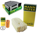 Mann Oil Air Carbon Cabin Filter Kit for Mercedes W204 GLK250 (2013–2015)