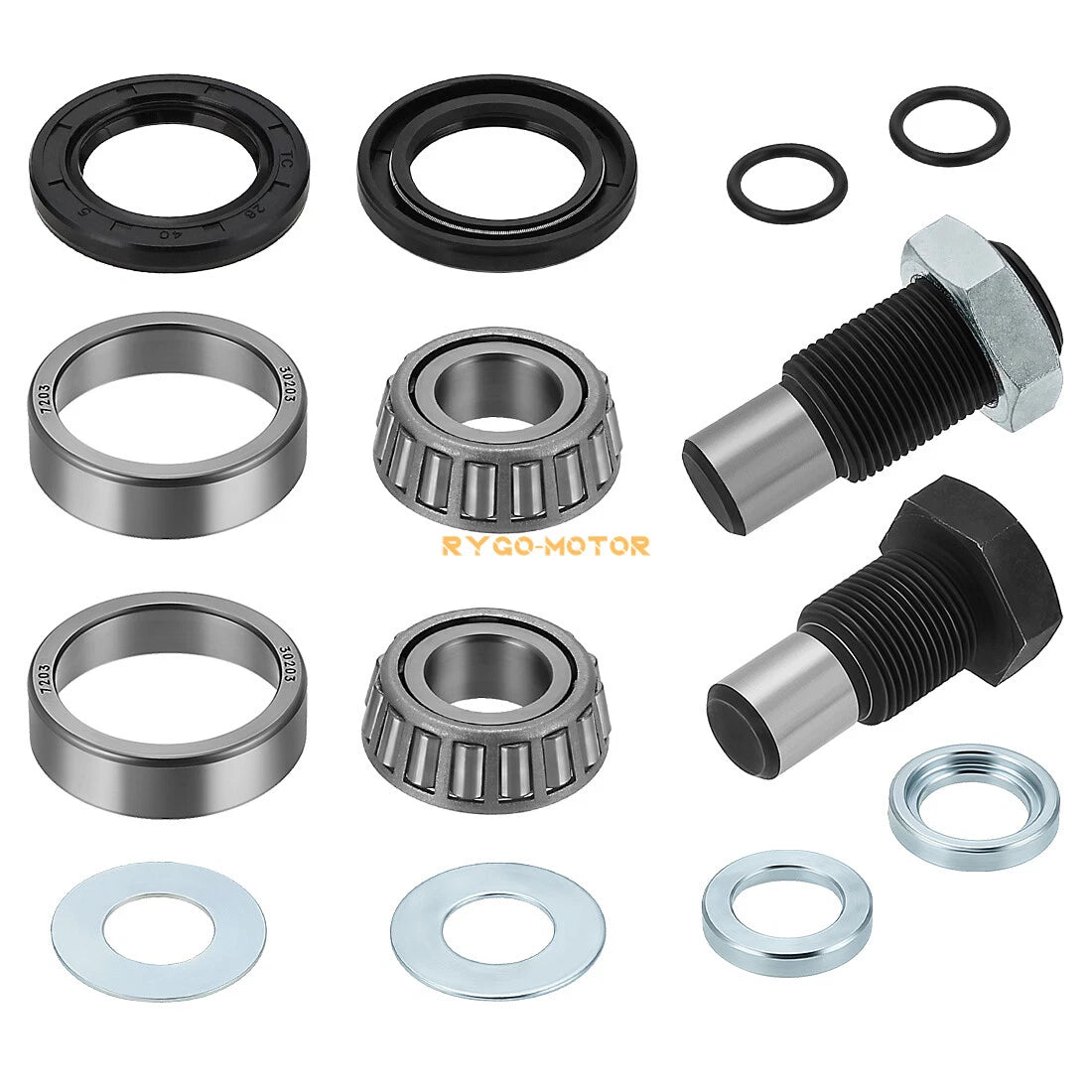 Swing Arm Bearing Seal Kit w/Shaft for Kawasaki Brute Force 650 (2005–2013)