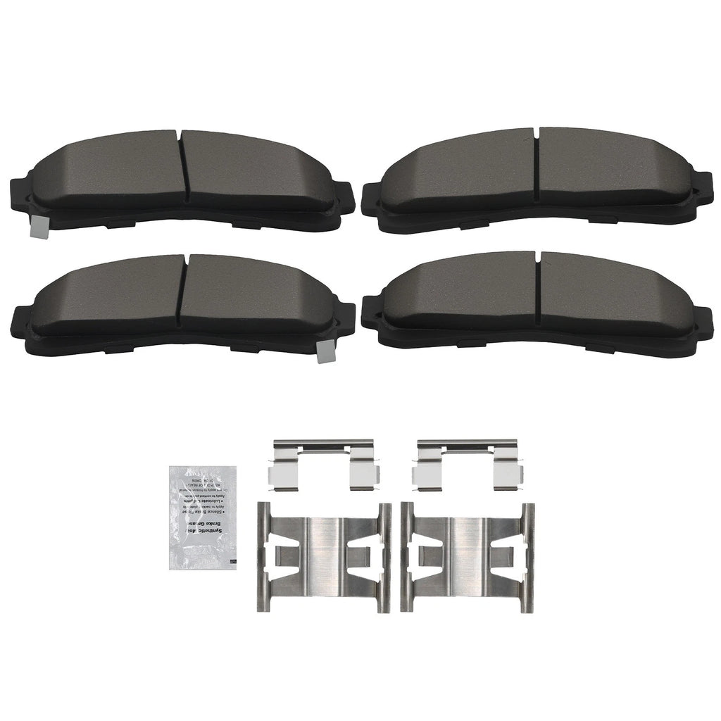 Set of 4 Front Ceramic Brake Pads for Mazda B2300/B3000 (1995–2003)
