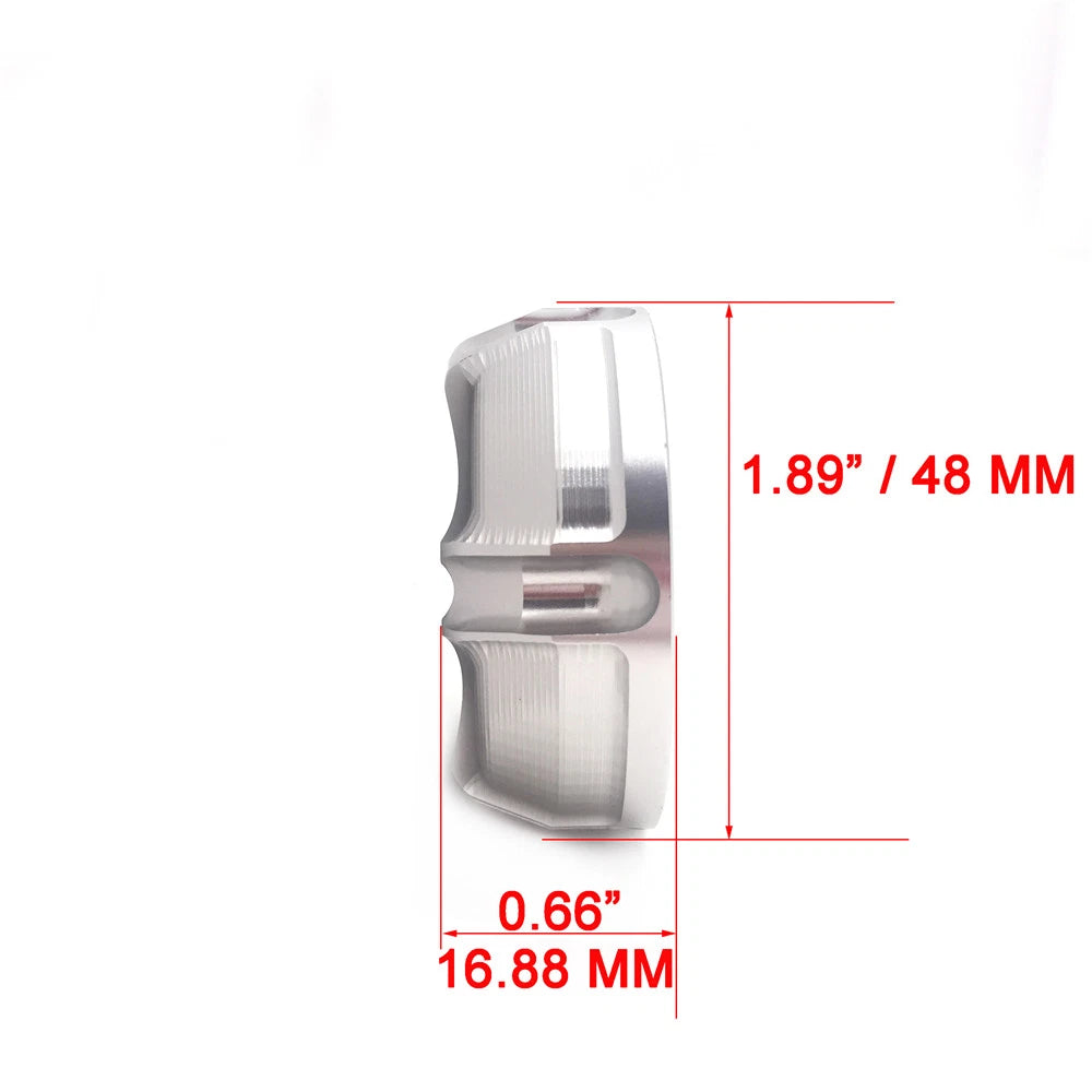 38mm Clutch Brake Reservoir Cap for Suzuki GSXR600 750 1000 SV (2000–2023)