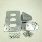 Chrome Vertical Side Mount License Plate Bracket for H-D Bobber Chopper