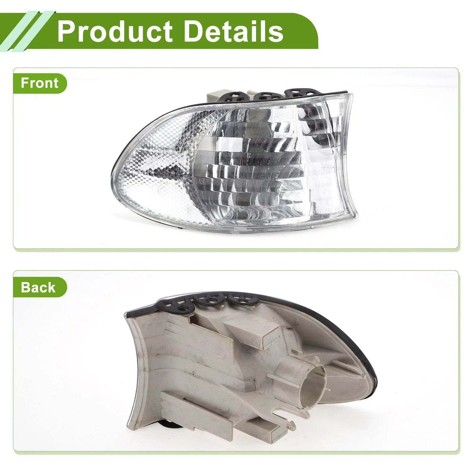 Right Corner Signal Light Cover 1 Pc for BMW 7 Series (1999-2001)