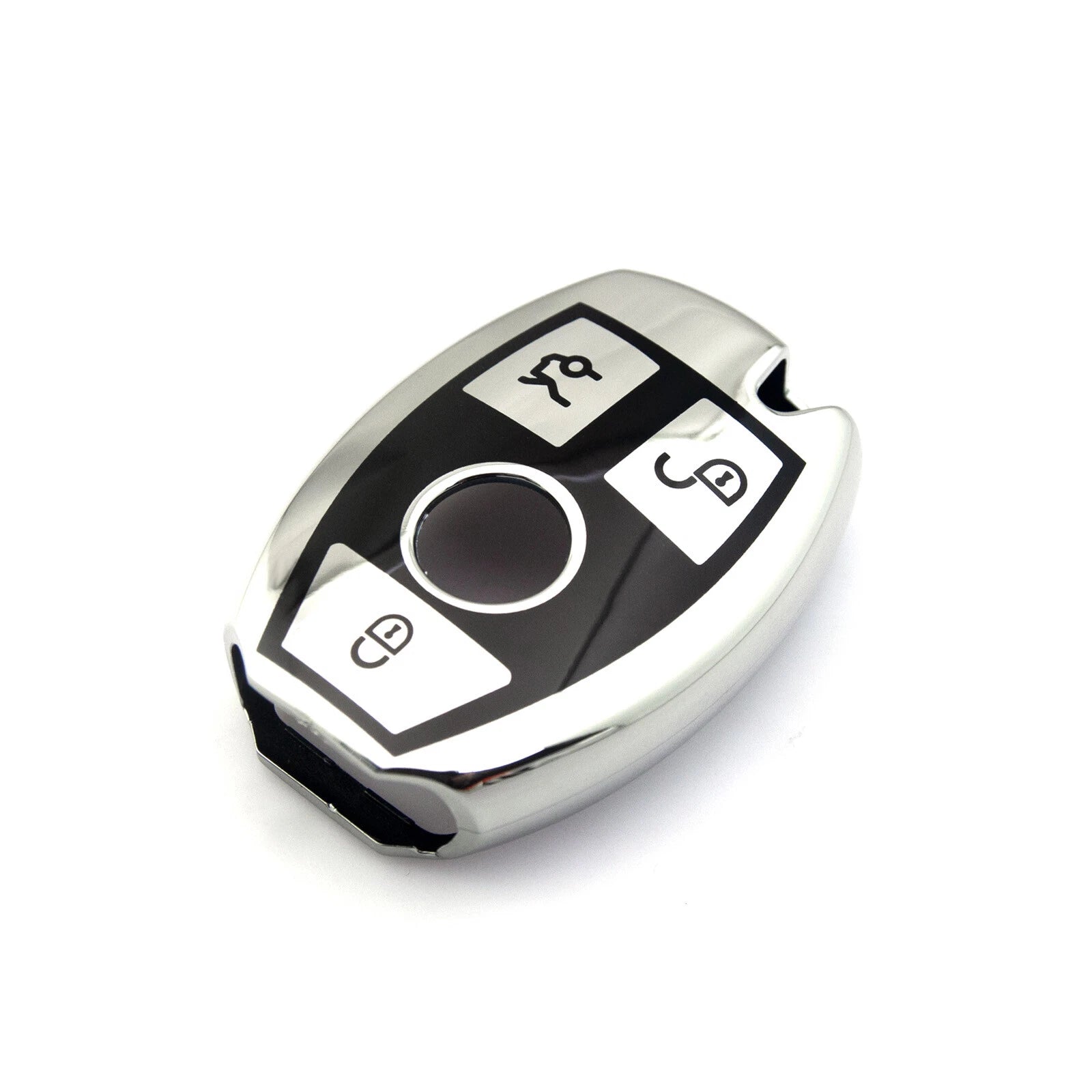 2Pcs TPU Full Cover Remote Key Shell Case for Mercedes-Benz C/E/G-Class (2014-2016)