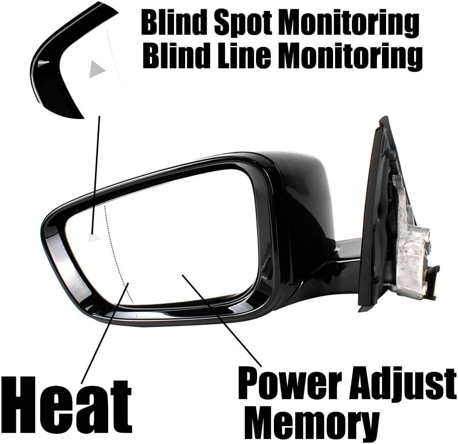 Driver Left Mirror with Blind Spot for BMW 320i 330i 330e (2019–2023)