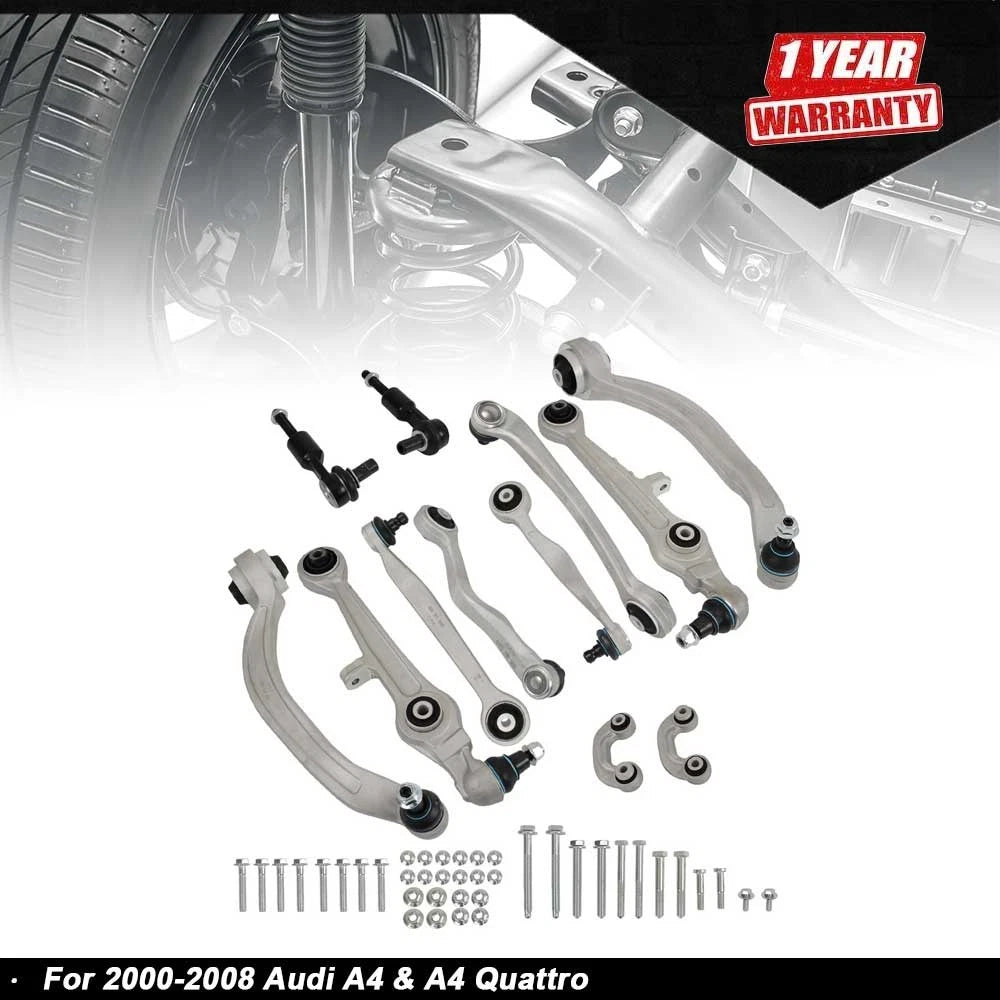 Set of 12 Control Arms for Audi A4 Quattro (2000–2008)