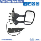 Right Towing Power Mirror Dual Arm Telescoping for Ford E350 (2009–2016)