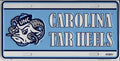 North Carolina Tar Heels License Plate for Car Truck (6 x 12)