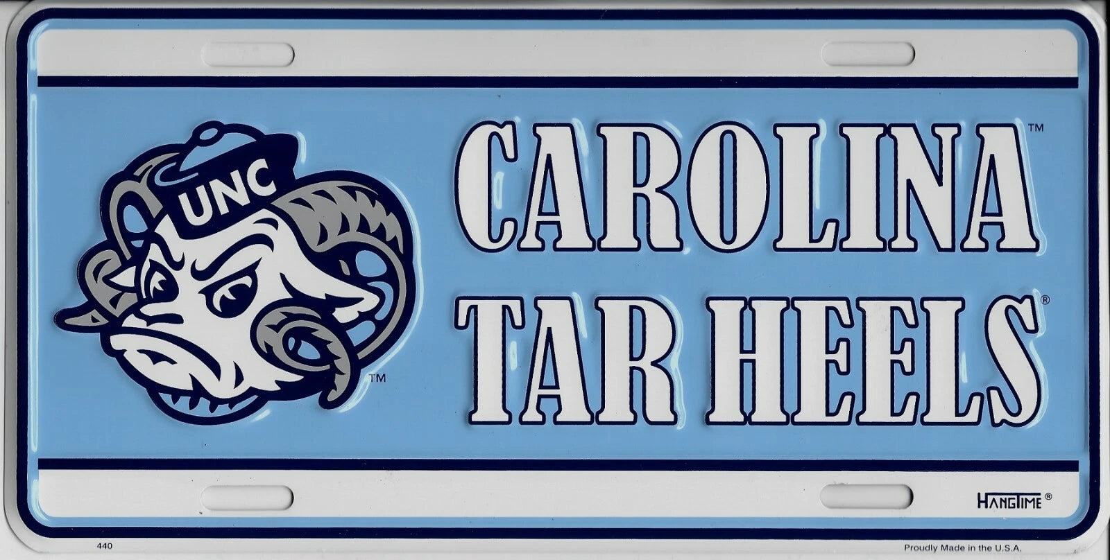 North Carolina Tar Heels License Plate for Car Truck (6 x 12)
