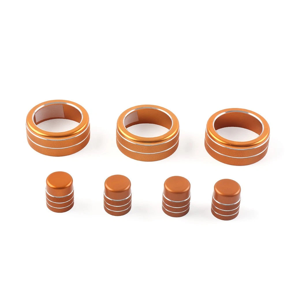 Switch Knob Ring Cover Trim for Honda Civic (2022–Present) & CR-V (2023–2024) Orange