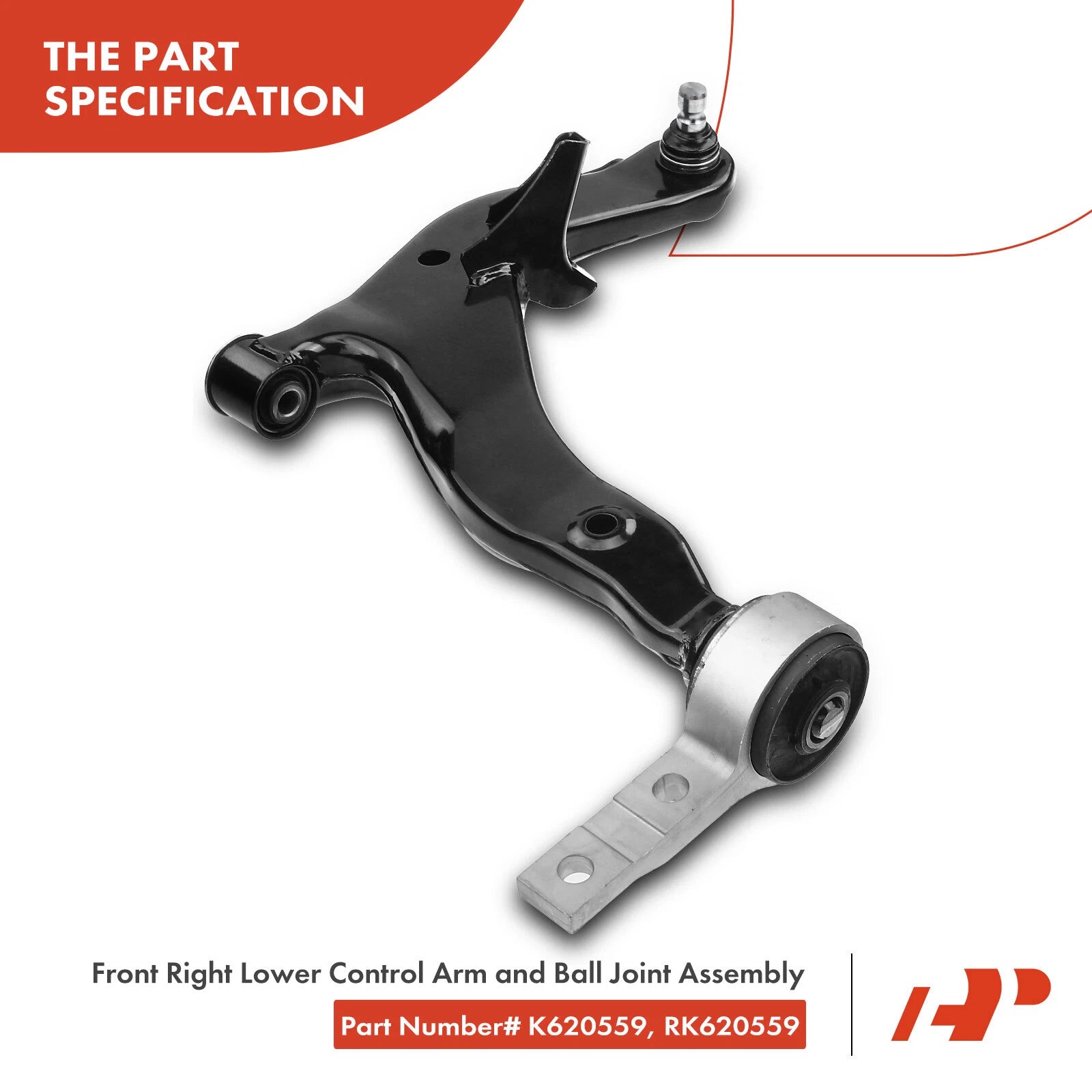 8x Control Arm with Ball Joint Tie Rod End for Nissan Murano (2003–2022)