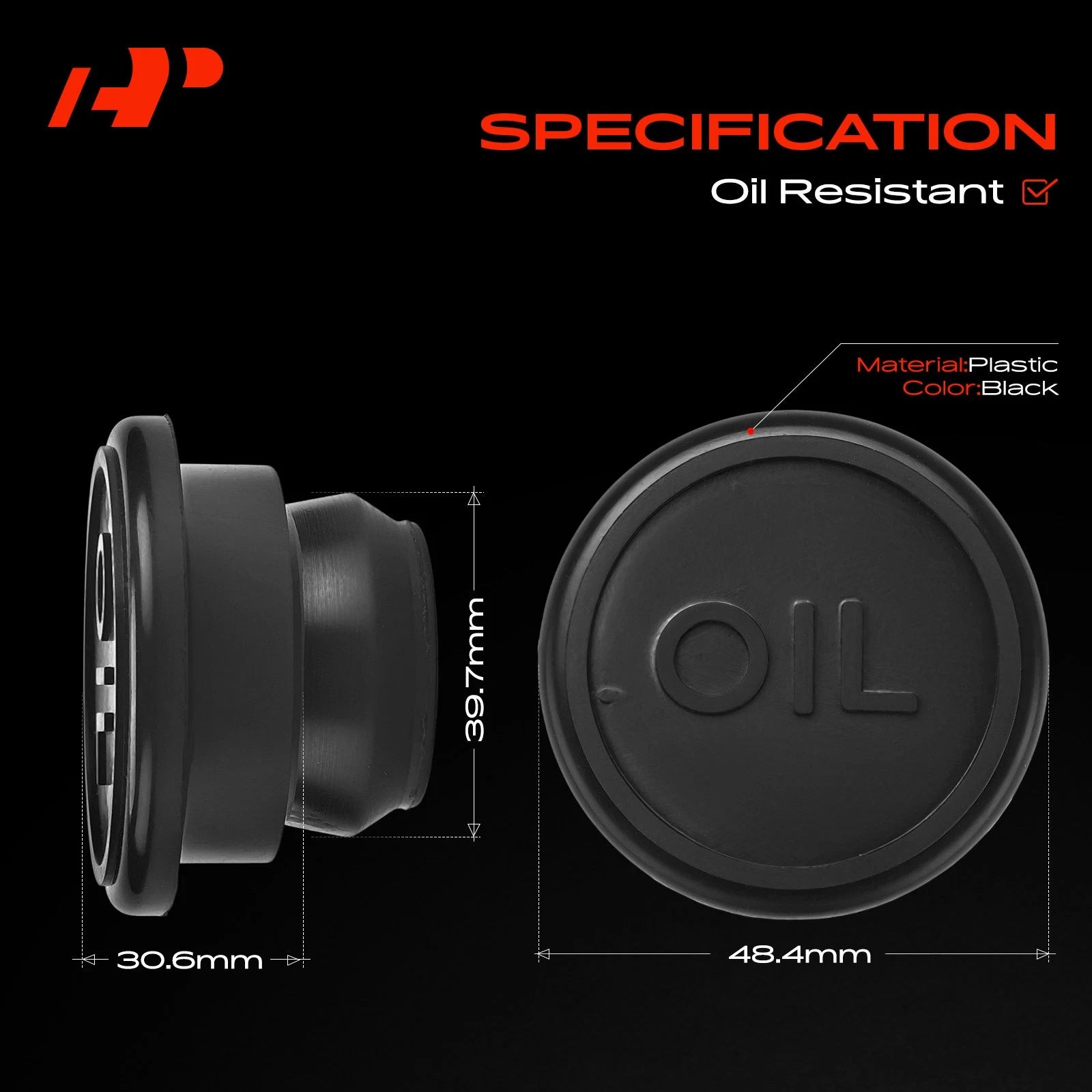 Engine Oil Filler Cap for Chevy Malibu, Impala, Camaro, Corvette, Blazer