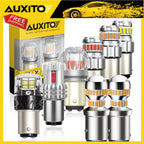 2X LED Tail Stop Brake Light Bulbs for AUXITO BAY15D