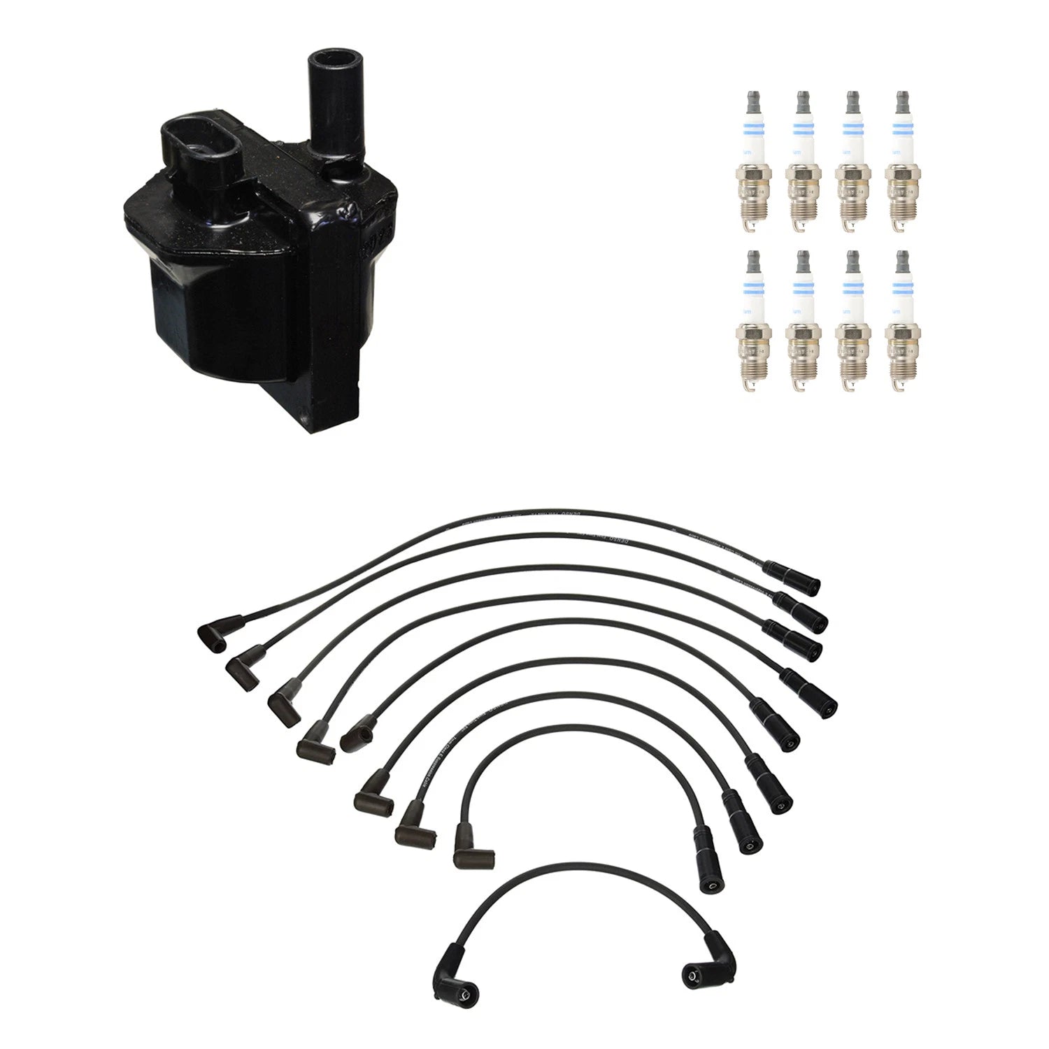 Denso Ignition Coil Wires & Bosch Iridium Spark Plugs Kit for P30 (2003–2008)